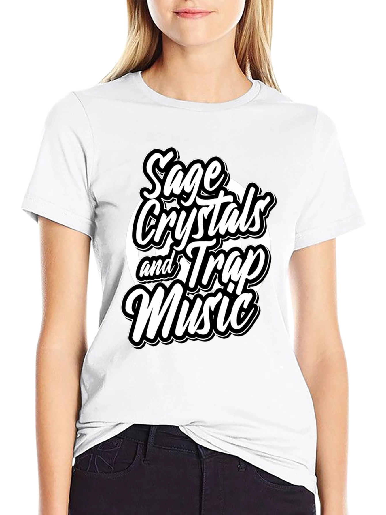 Sage Crystals & Trap Music T-Shirt