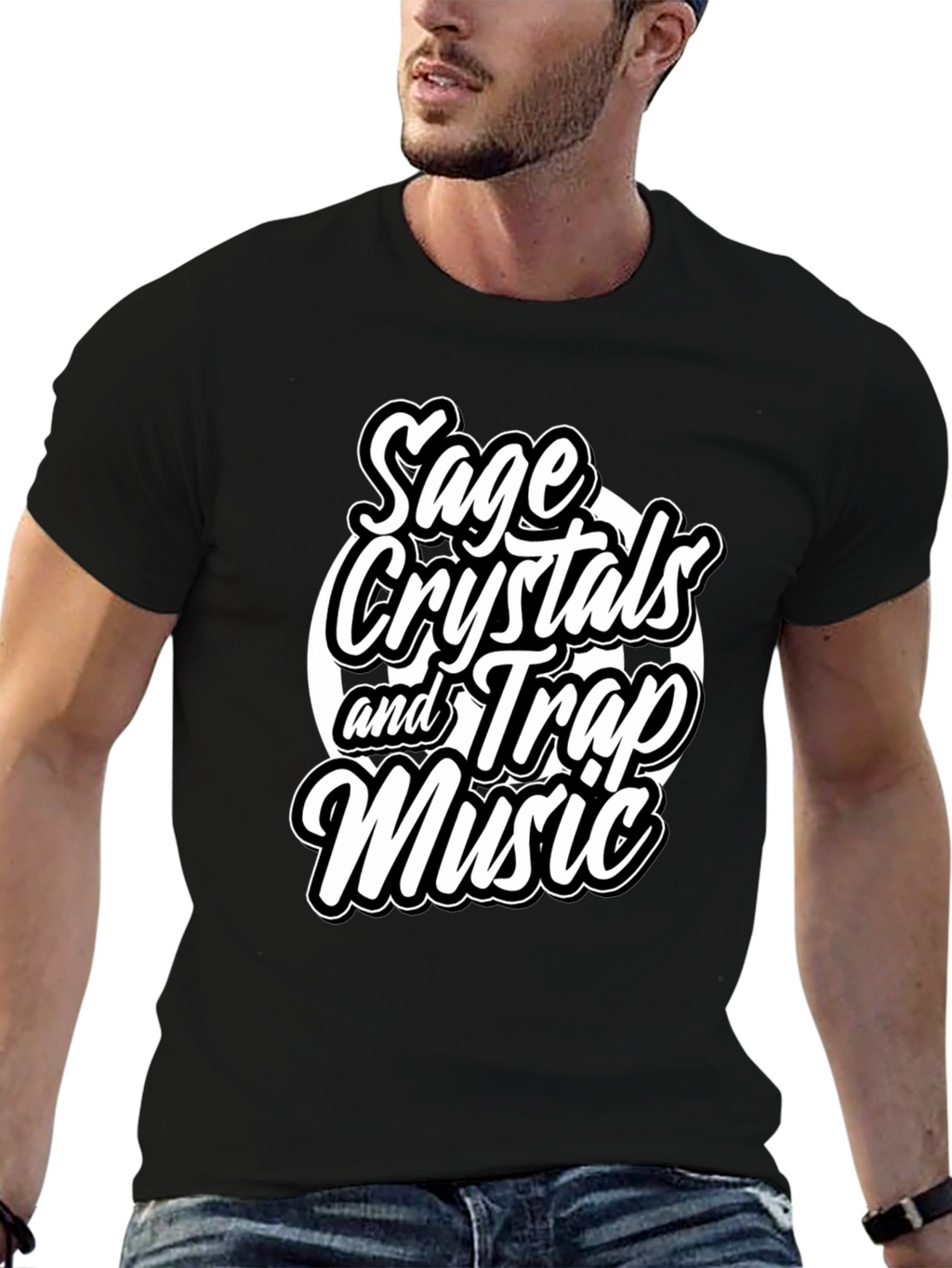Sage Crystals & Trap Music T-Shirt