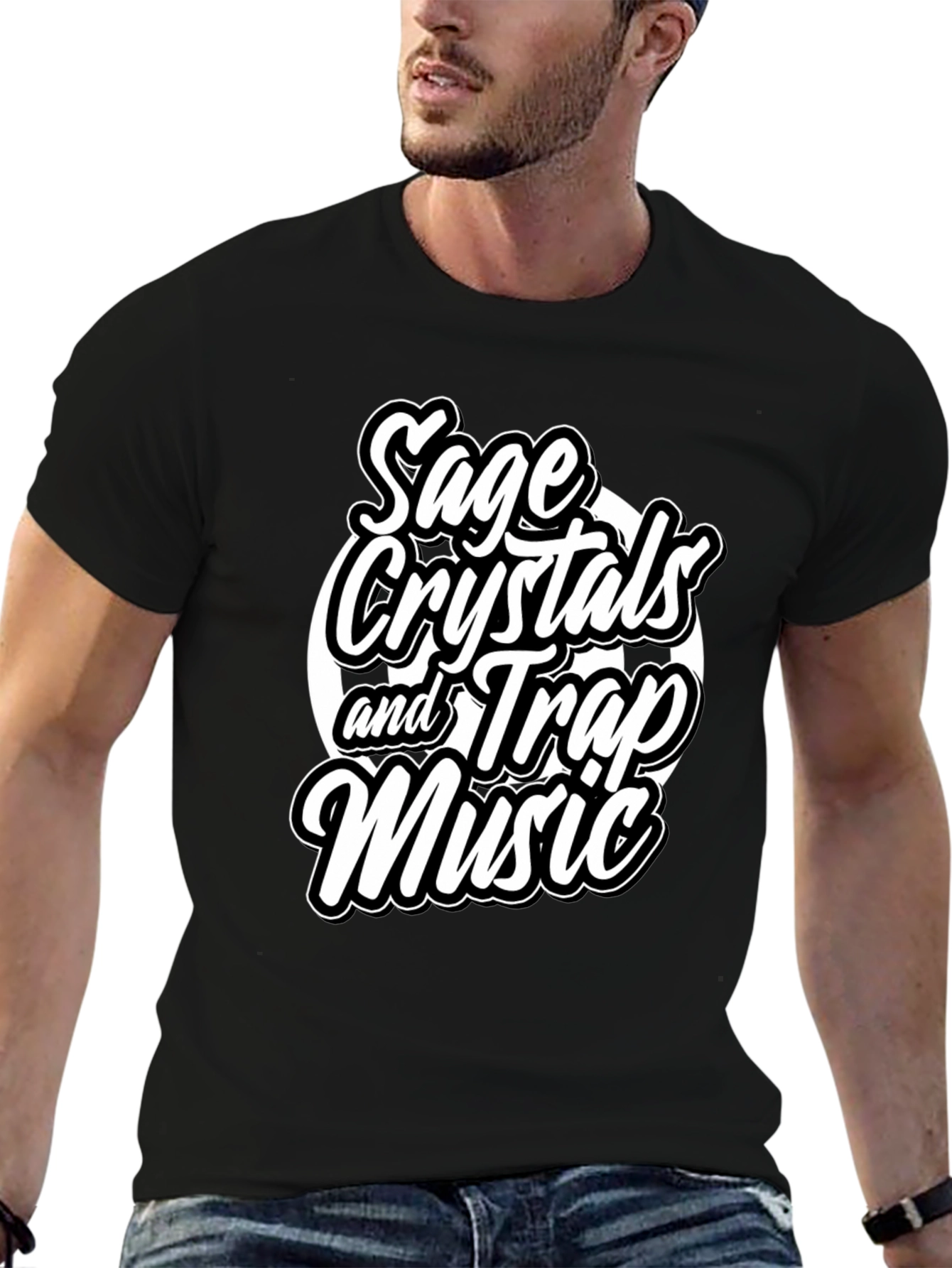 Sage Crystals & Trap Music T-Shirt