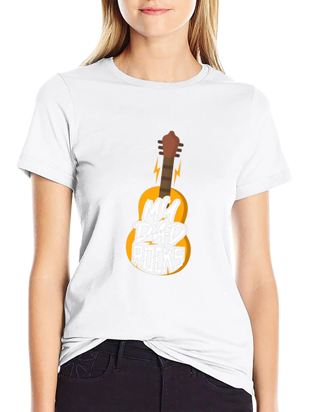 My Dad Rocks Guitar T-Shirt