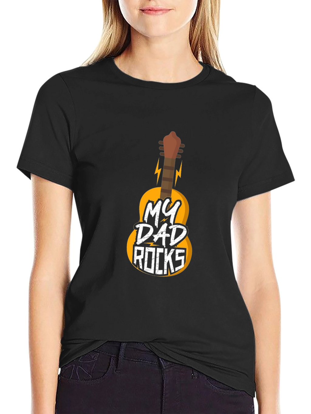 My Dad Rocks Guitar T-Shirt
