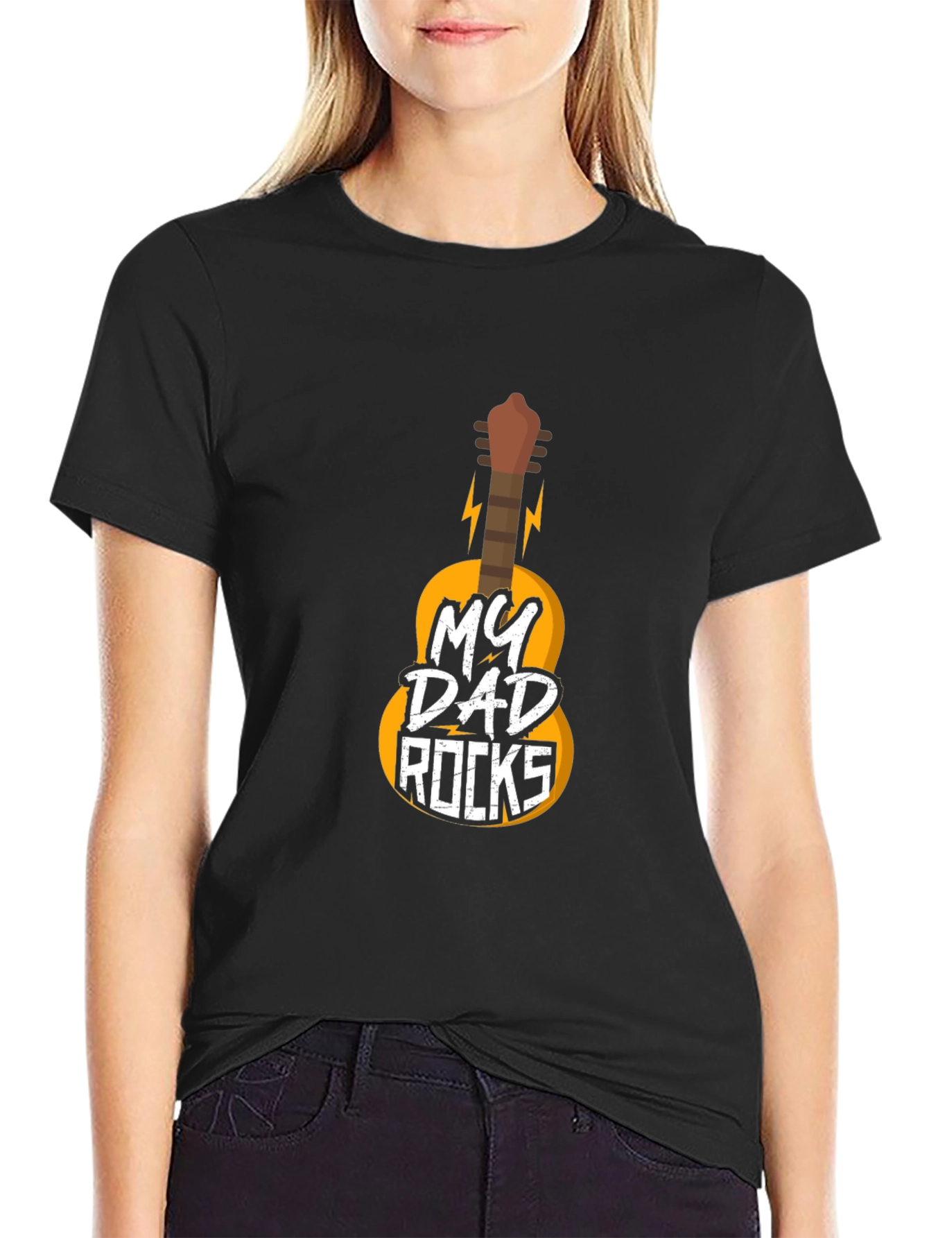 My Dad Rocks Guitar T-Shirt