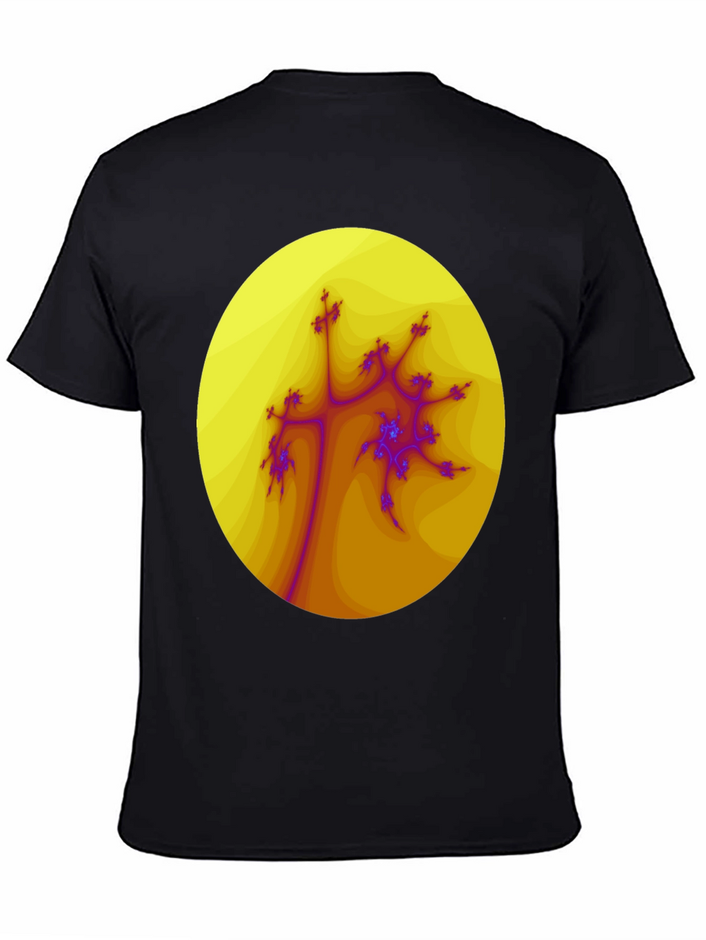 Fractal Art Graphic Tee - Abstract Design
