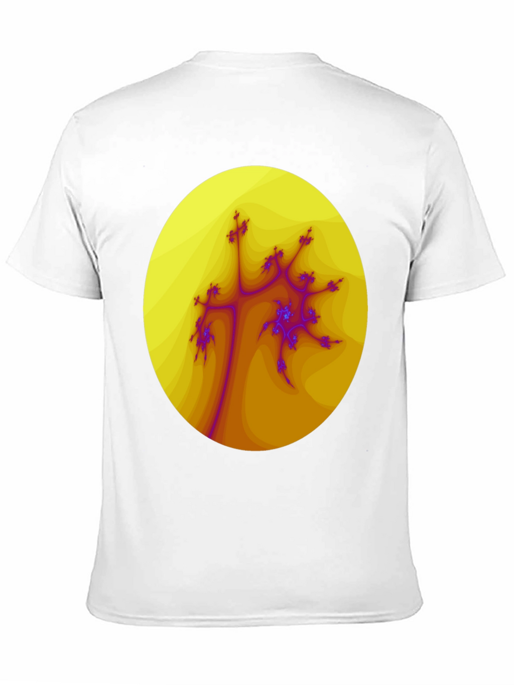Fractal Art Graphic Tee - Abstract Design
