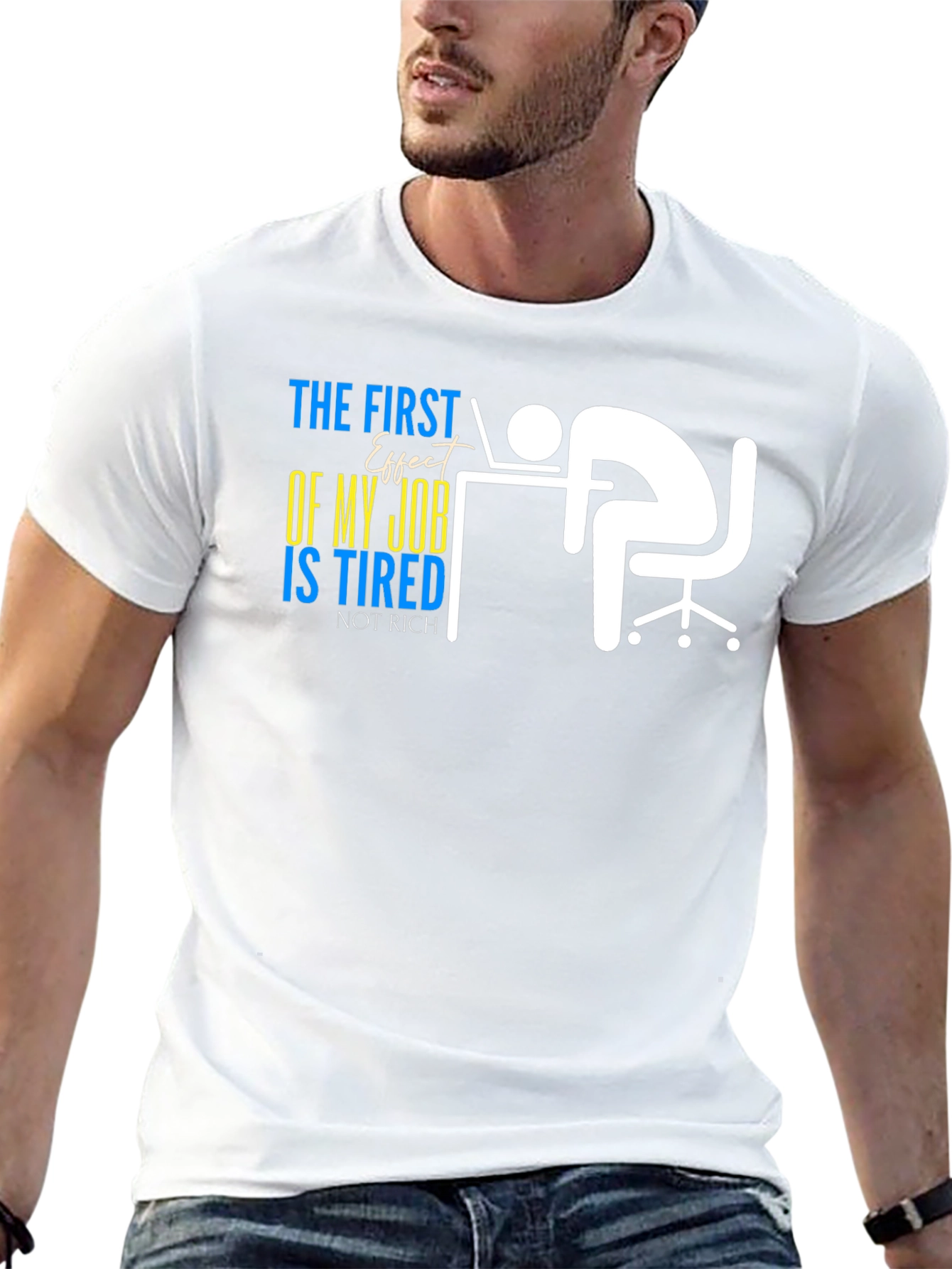 Tired of My Job Black T-Shirt