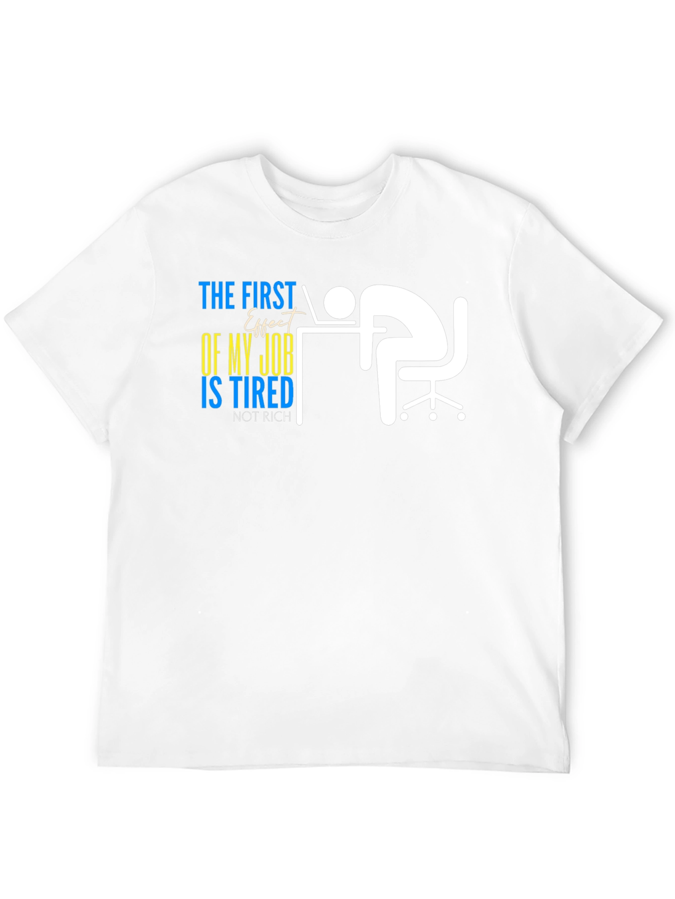 Tired of My Job Black T-Shirt