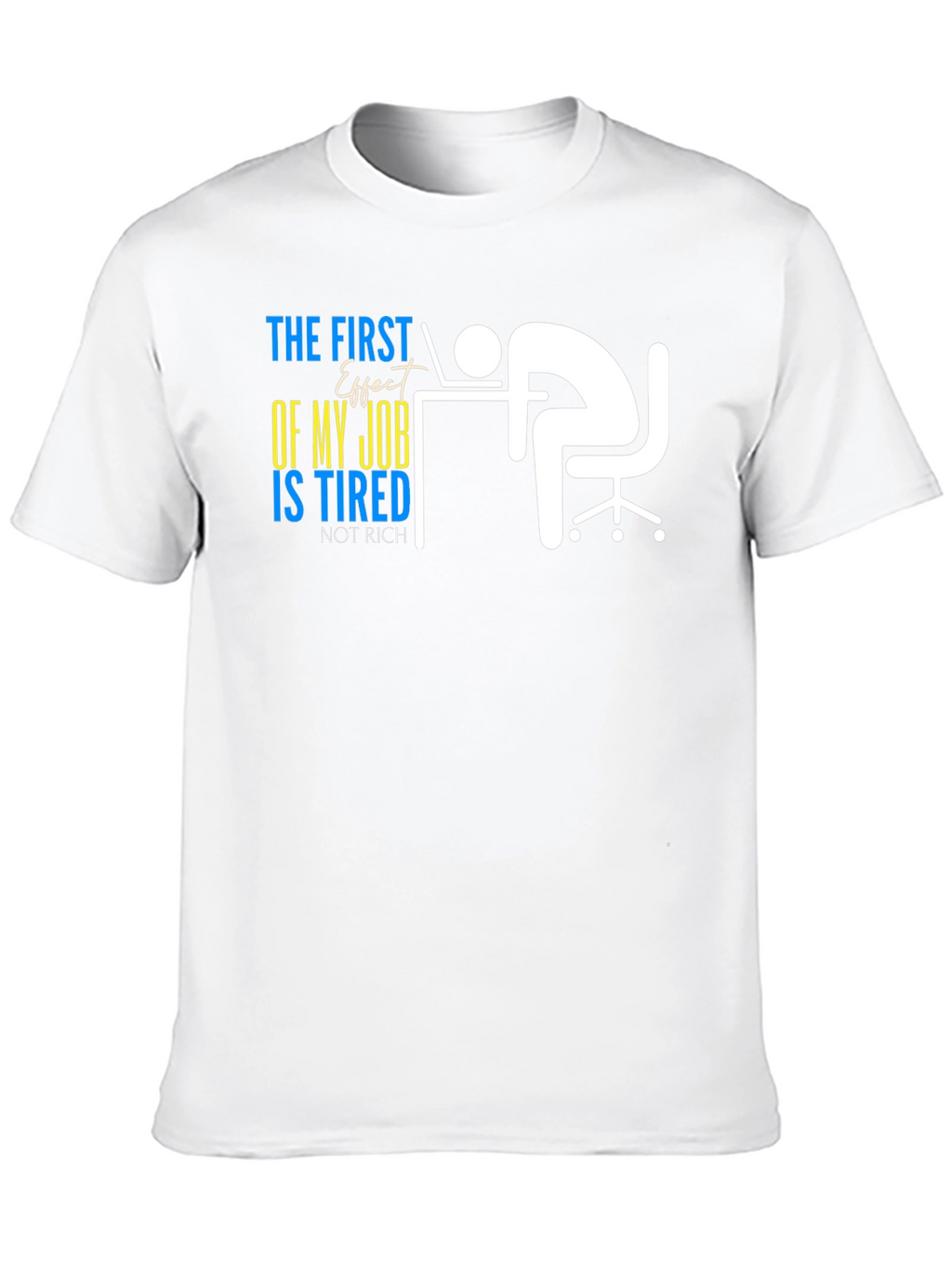 Tired of My Job Black T-Shirt