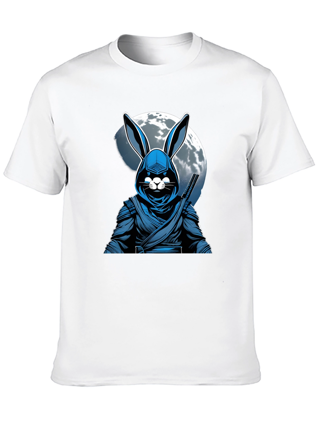 Ninja Rabbit Moon T-Shirt - Unique Graphic Tee