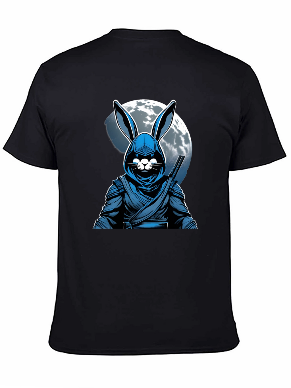 Ninja Rabbit Moon T-Shirt - Unique Graphic Tee