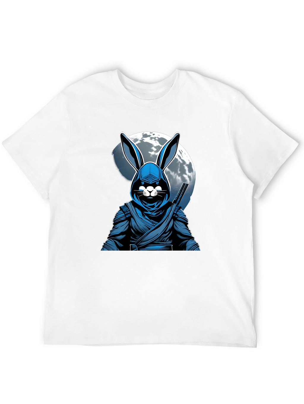 Ninja Rabbit Moon T-Shirt - Unique Graphic Tee