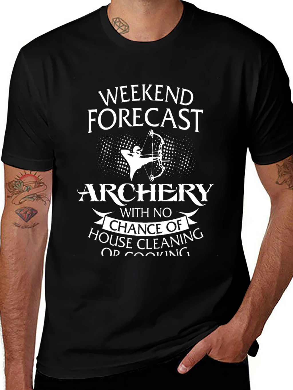 Archery Weekend Forecast Graphic T-Shirt