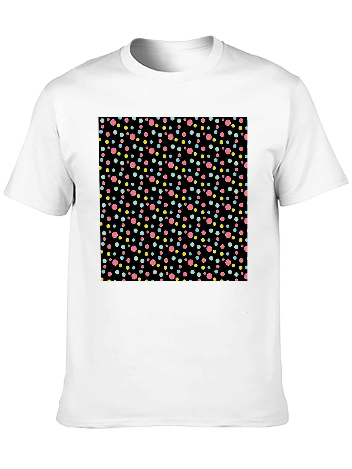 Polka Dot Black T-Shirt