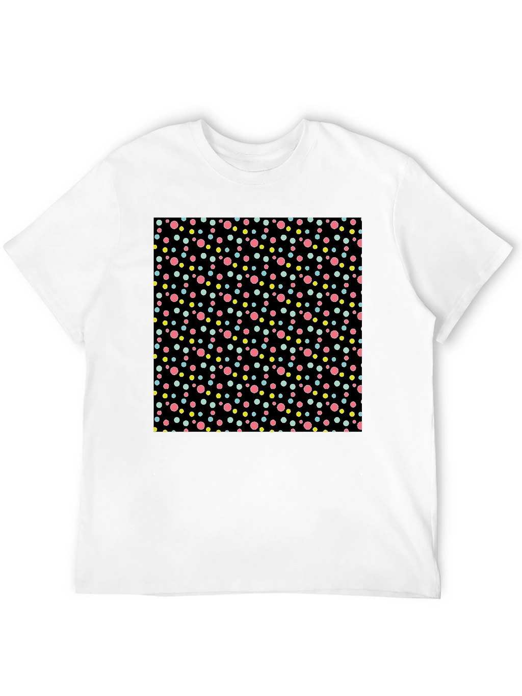 Polka Dot Black T-Shirt