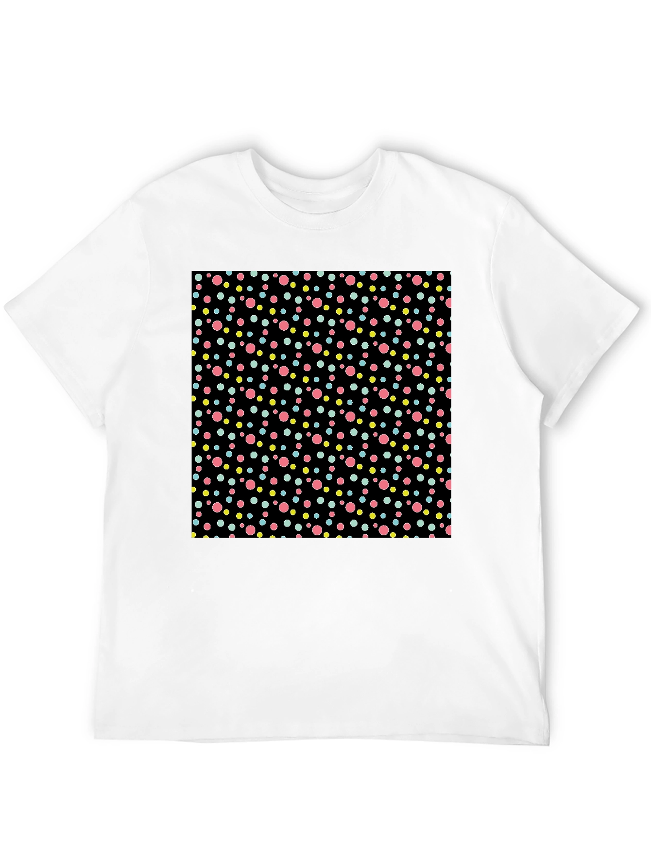 Polka Dot Black T-Shirt