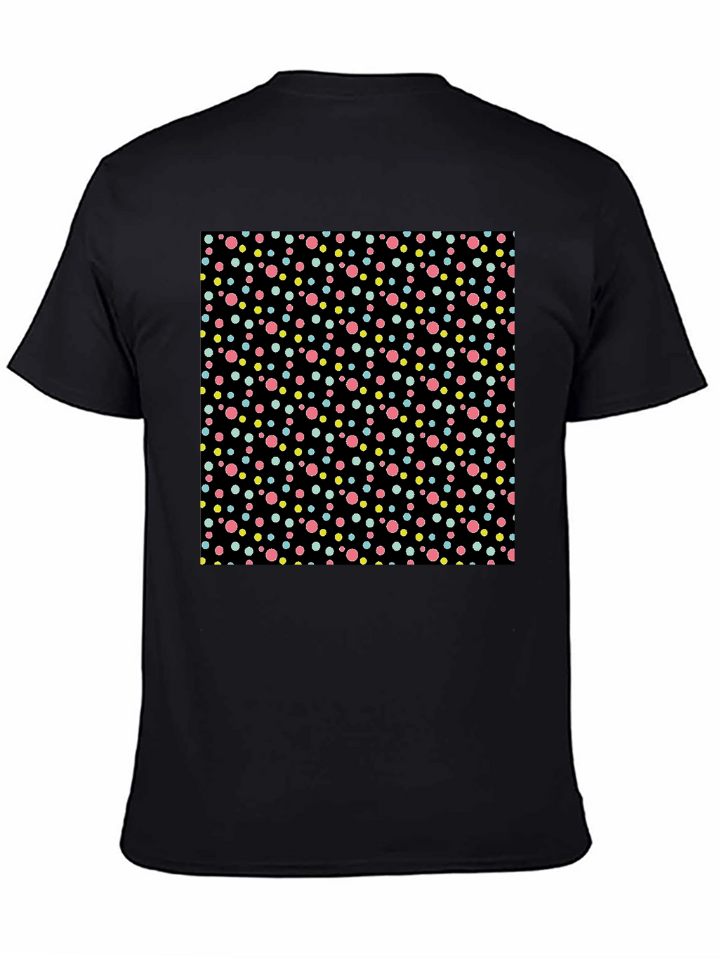 Polka Dot Black T-Shirt