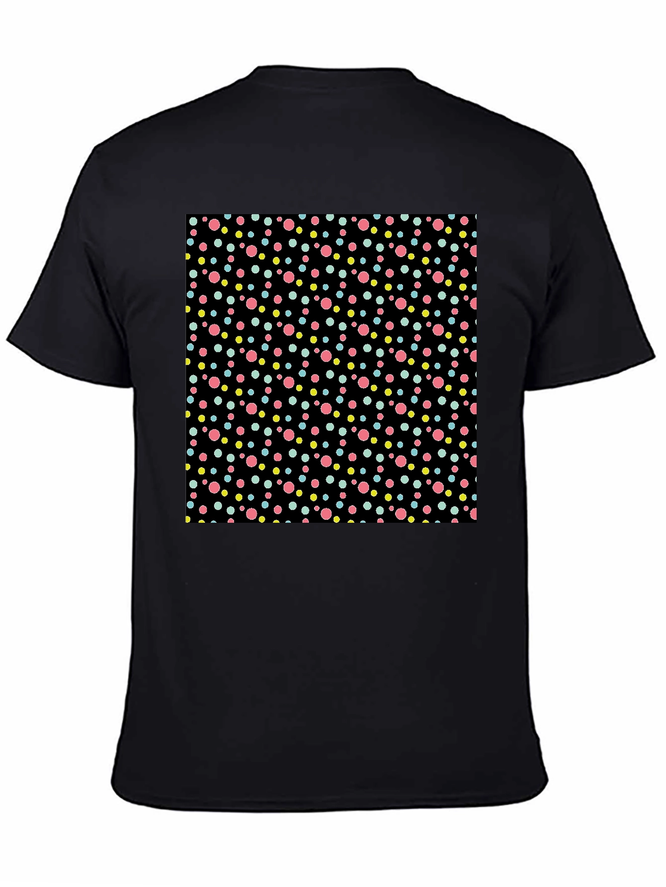 Polka Dot Black T-Shirt