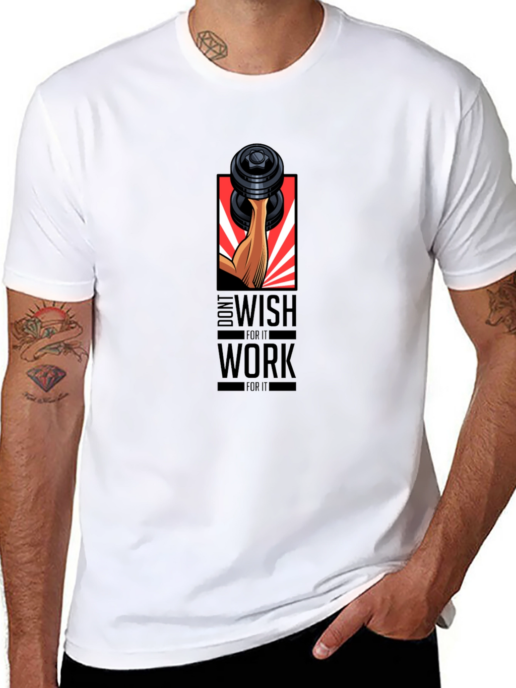 Motivational Workout Graphic Tee