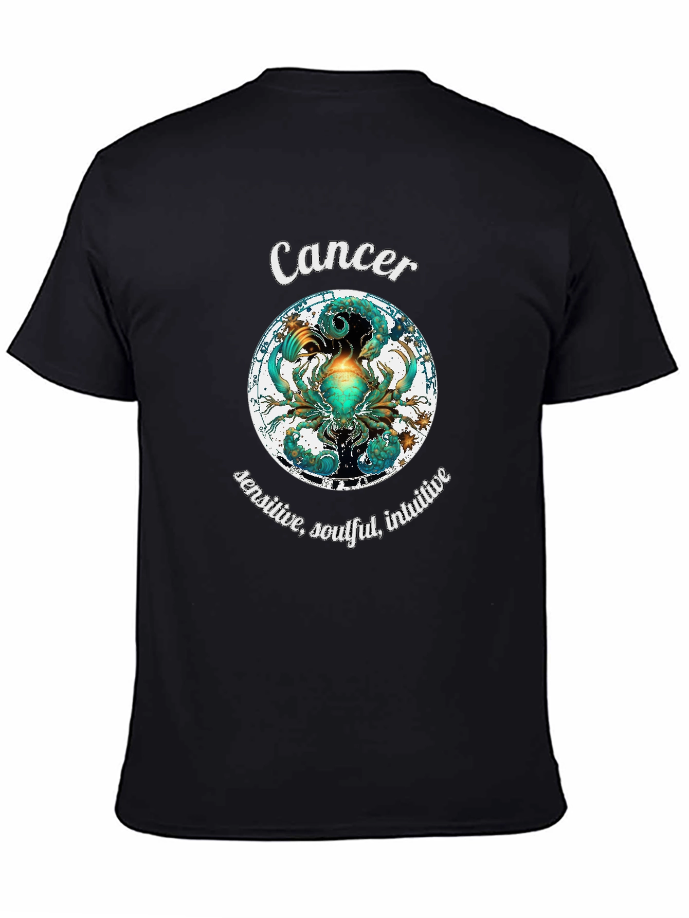Cancer Zodiac Graphic T-Shirt Astrology Horoscope Tee