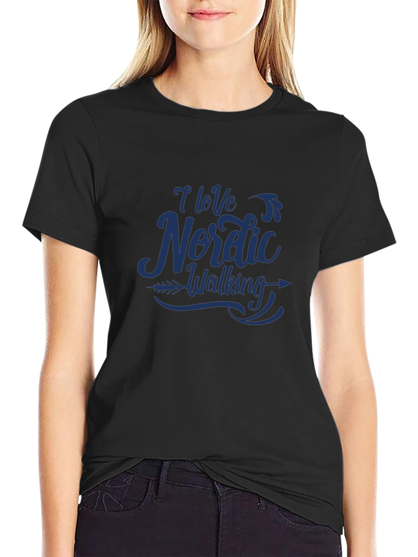 I Love Nordic Walking T-Shirt - Stylish Comfort