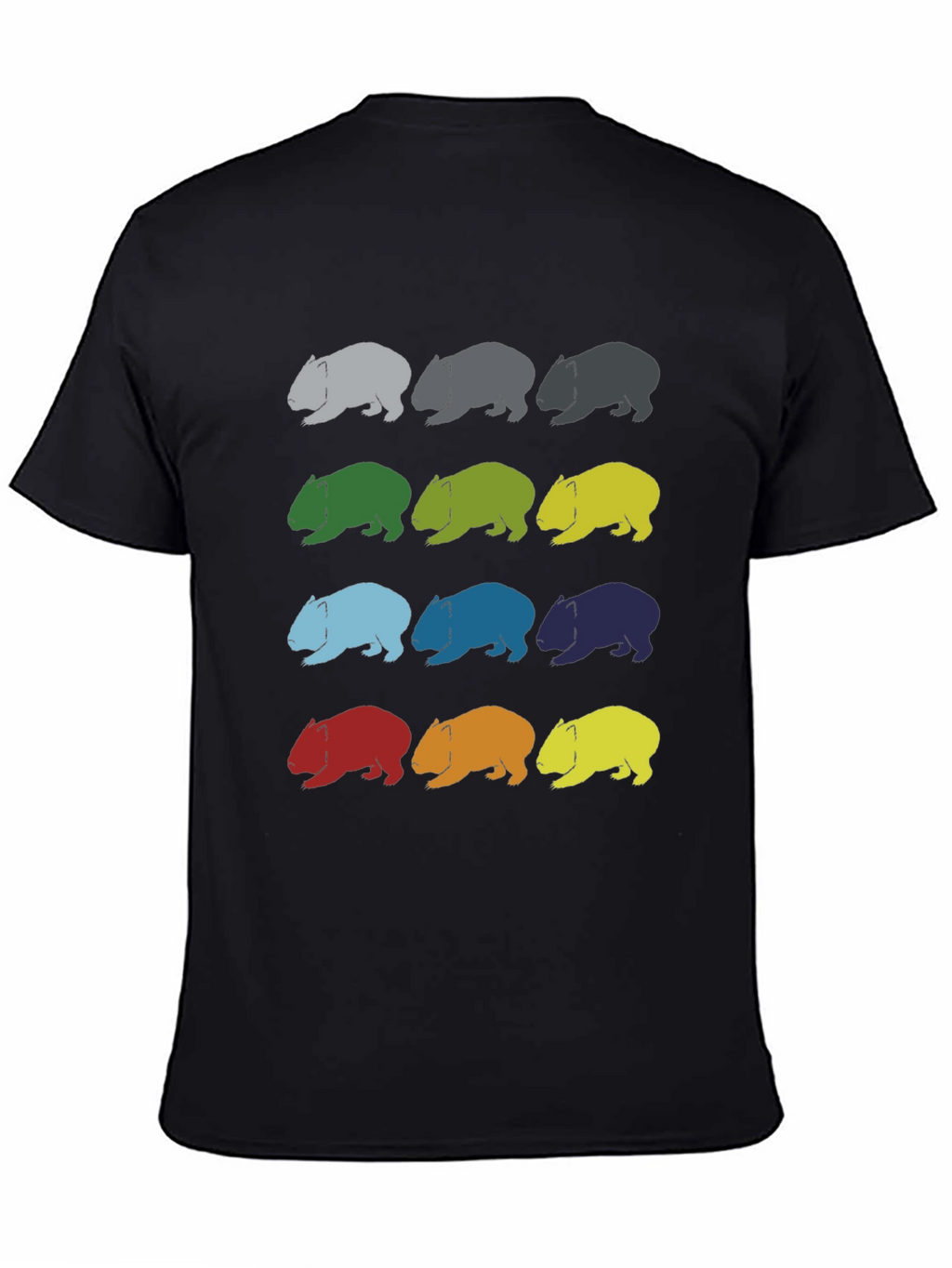 Wombat Pattern T-Shirt - Soft Cotton Graphic Tee