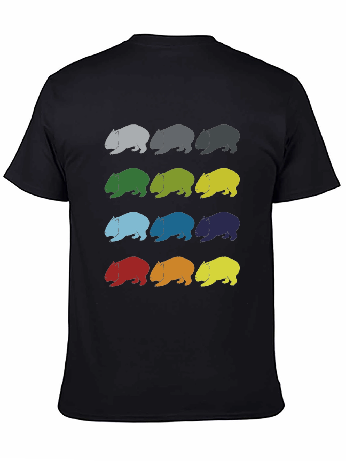 Wombat Pattern T-Shirt - Soft Cotton Graphic Tee
