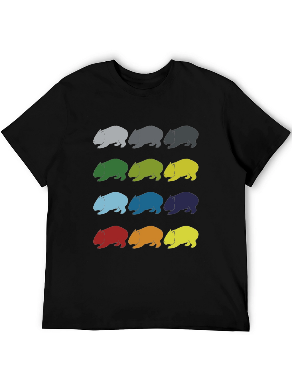 Wombat Pattern T-Shirt - Soft Cotton Graphic Tee