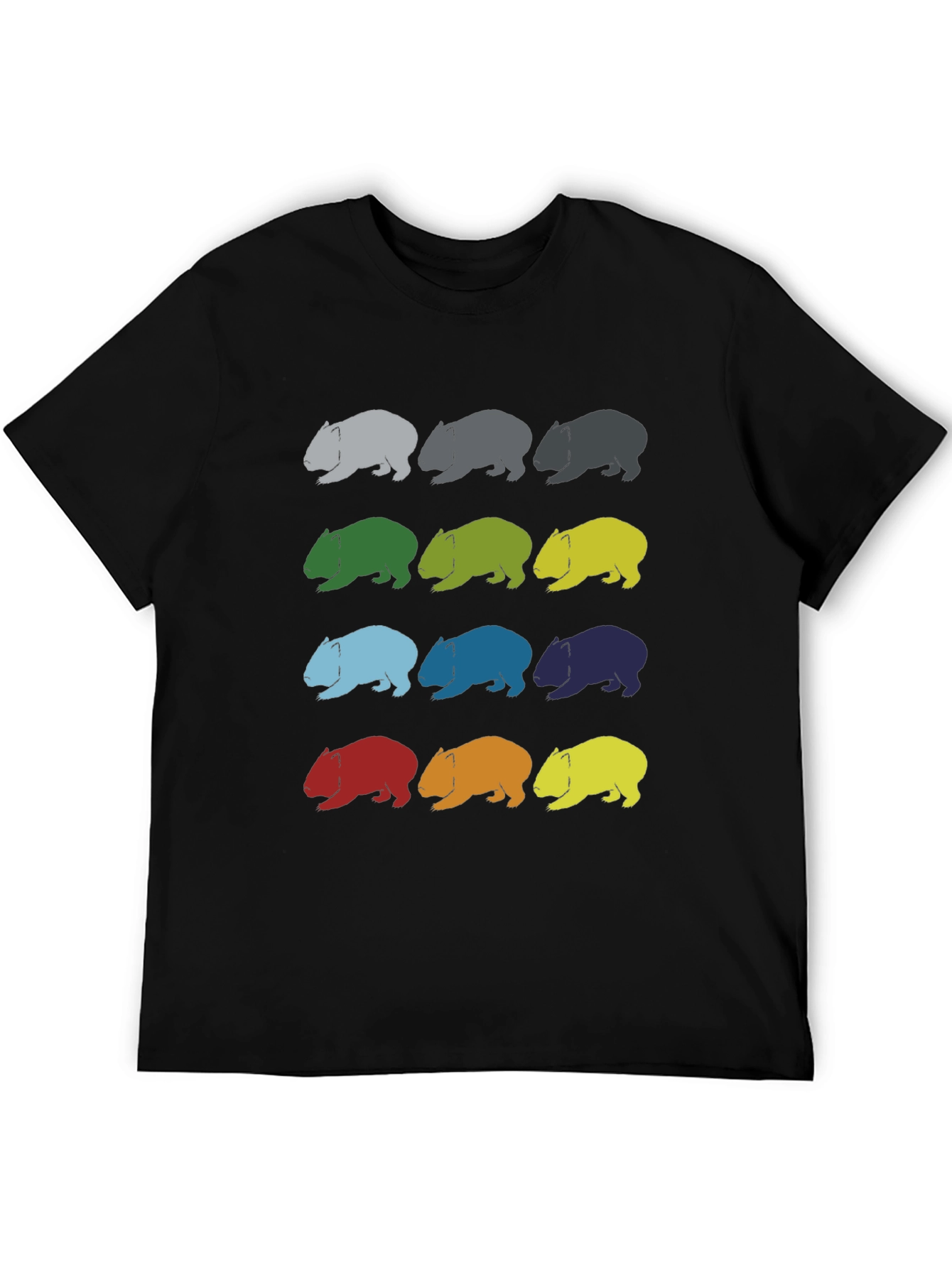 Wombat Pattern T-Shirt - Soft Cotton Graphic Tee