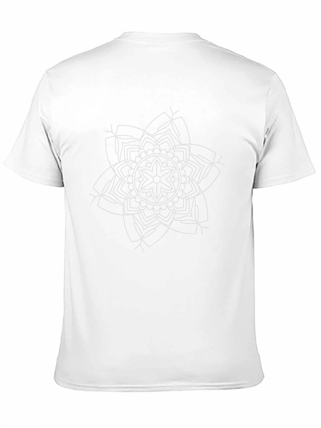 Geometric Mandala Graphic Tee - Modern Casual Style
