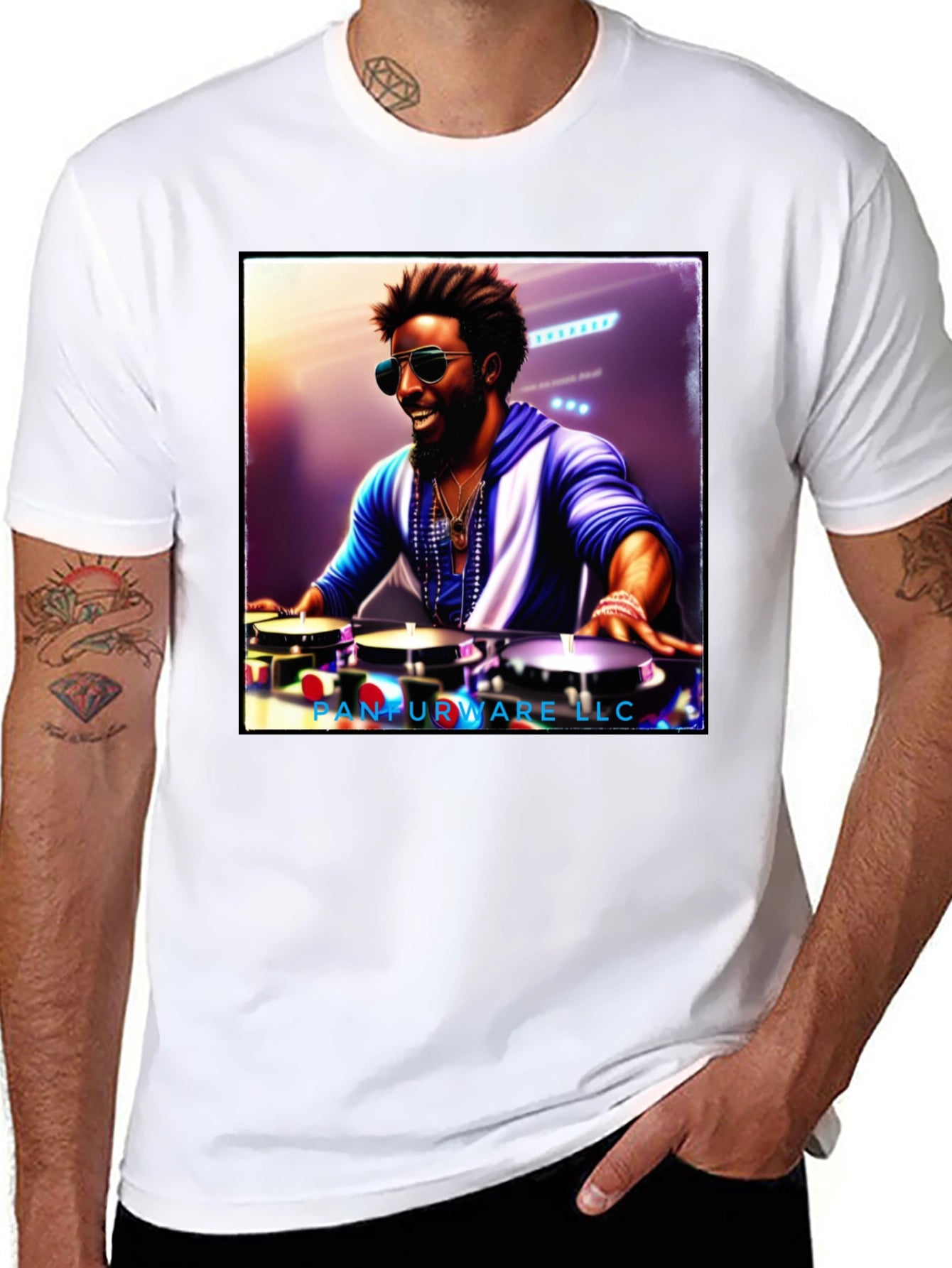 DJ Graphic Tee - Cool Black T-Shirt