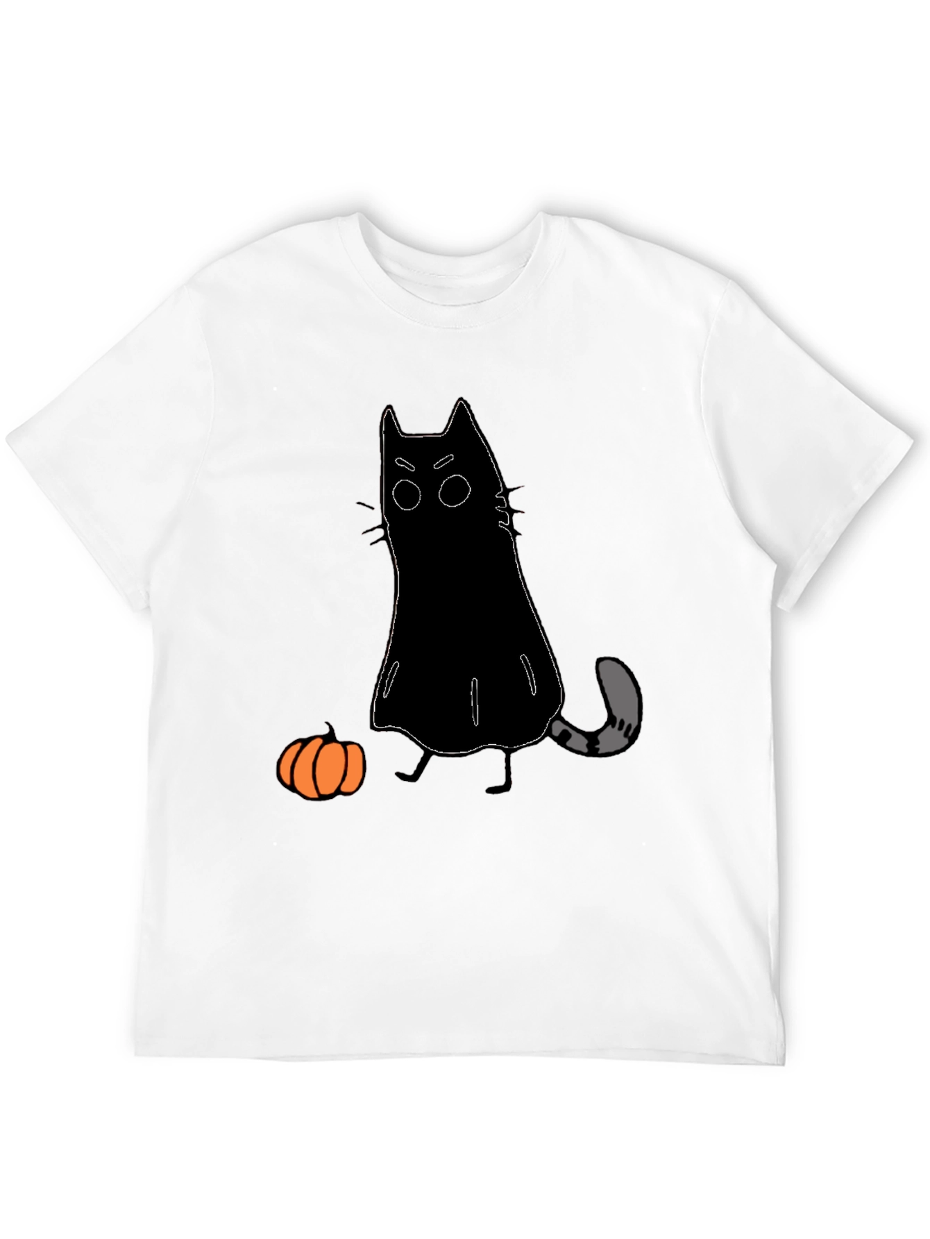 Halloween Cat Ghost T-Shirt - Spooky Season