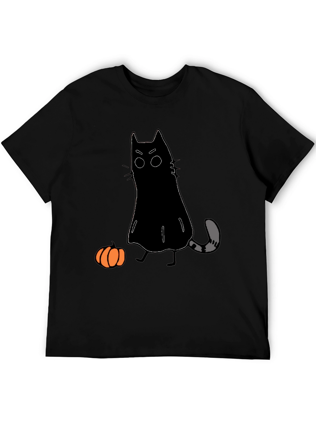 Halloween Cat Ghost T-Shirt - Spooky Season