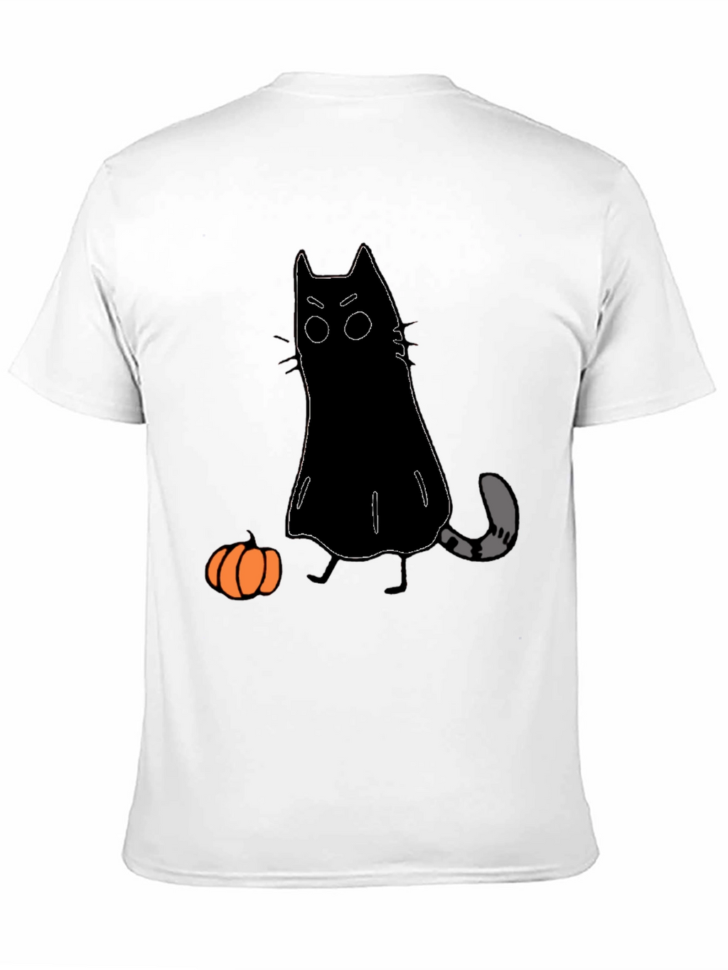 Halloween Cat Ghost T-Shirt - Spooky Season