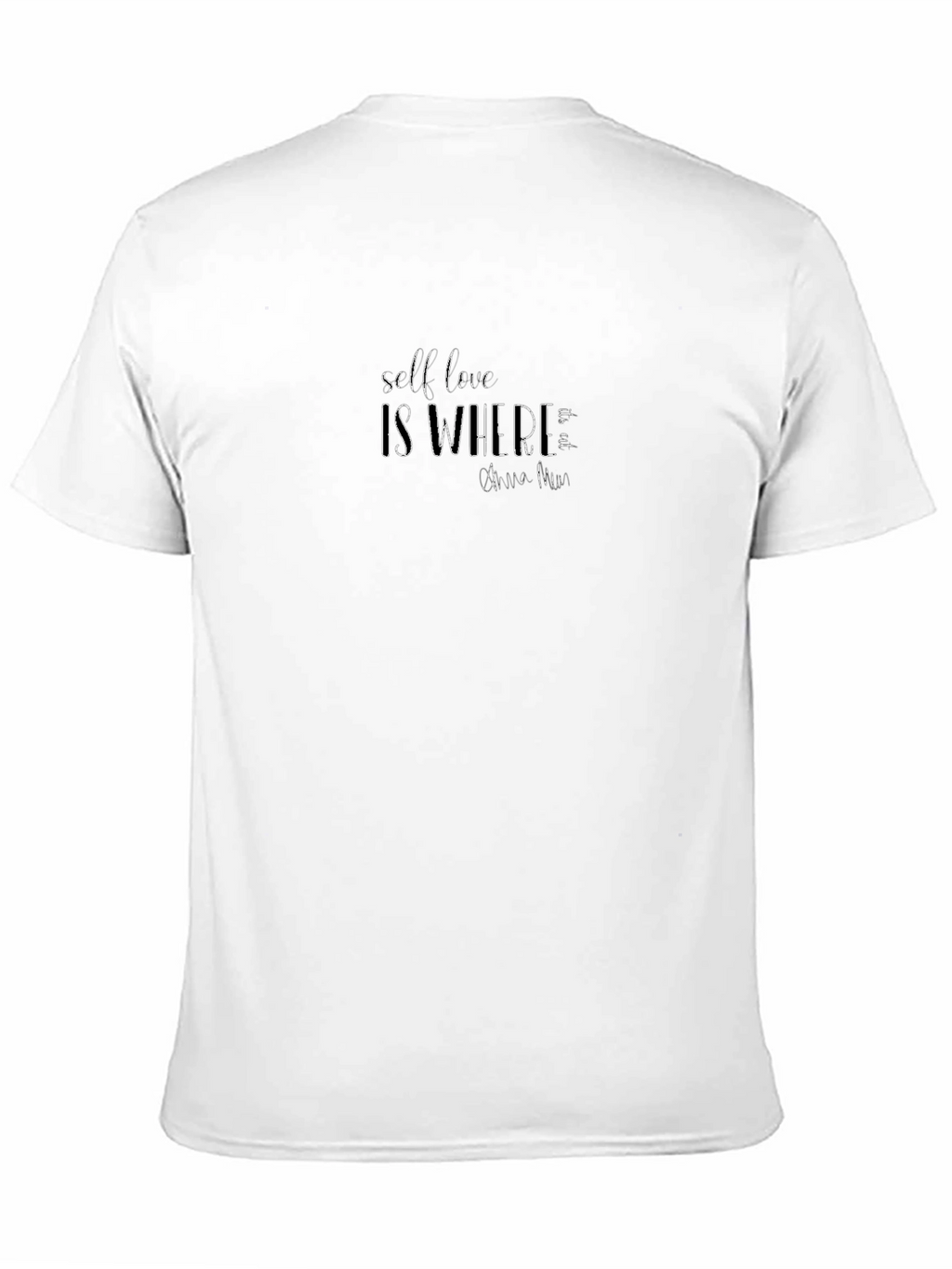 Self Love Graphic Tee - Black Casual Shirt