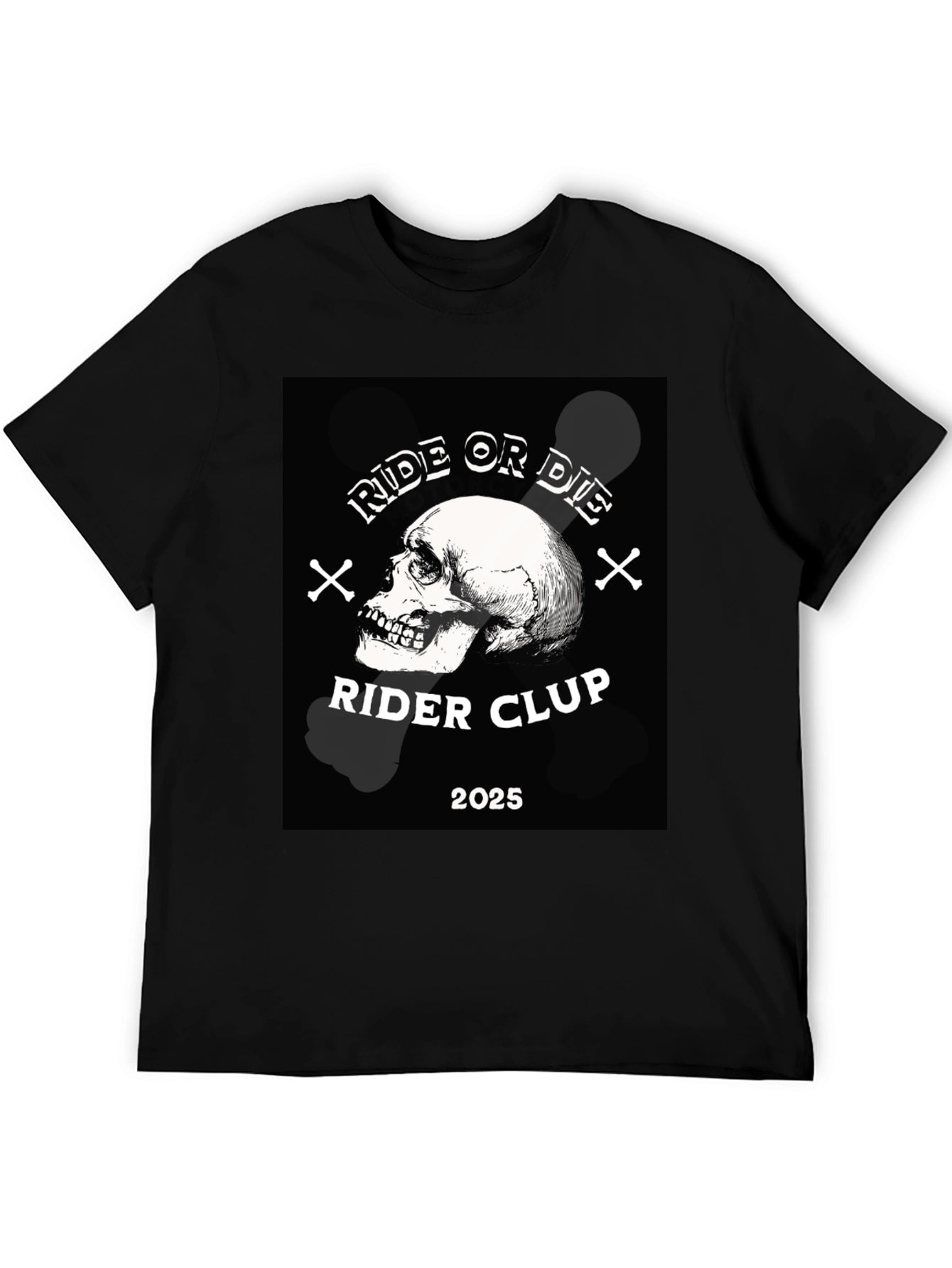 Ride or Die Skull Rider Club T-Shirt
