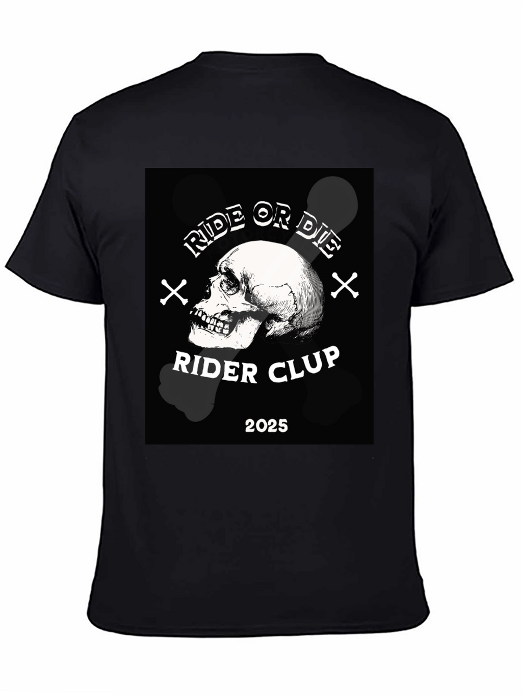 Ride or Die Skull Rider Club T-Shirt