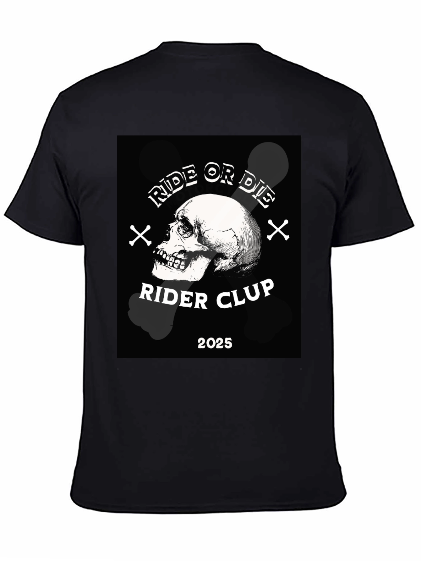Ride or Die Skull Rider Club T-Shirt