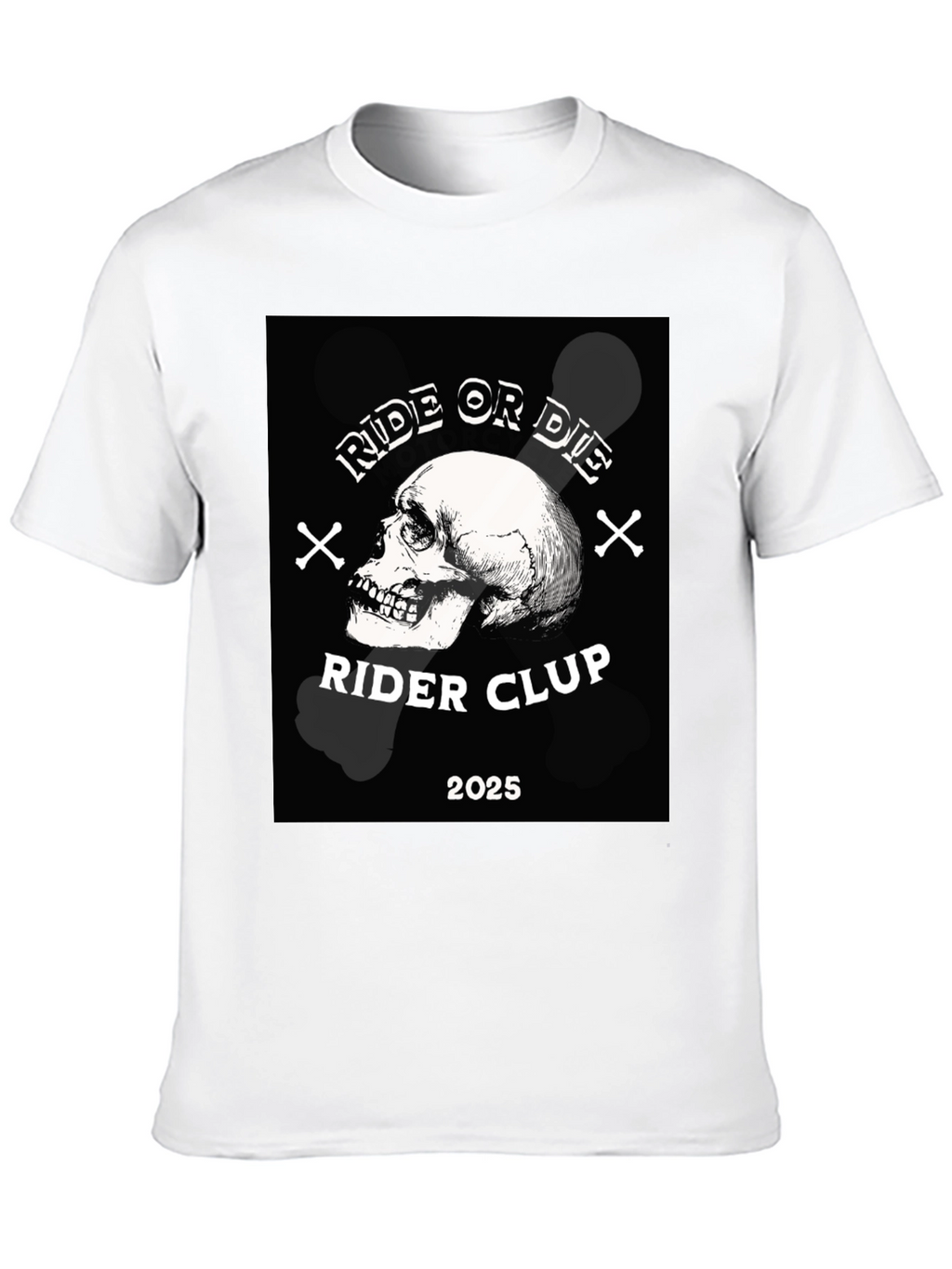 Ride or Die Skull Rider Club T-Shirt