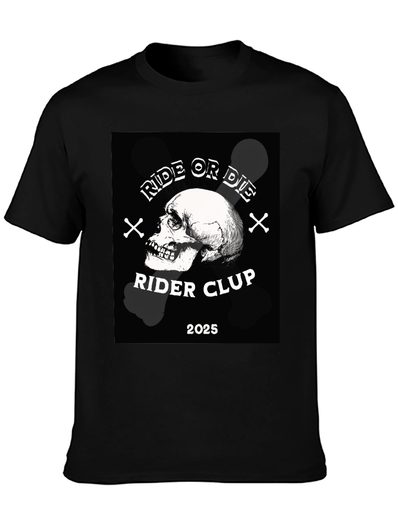 Ride or Die Skull Rider Club T-Shirt
