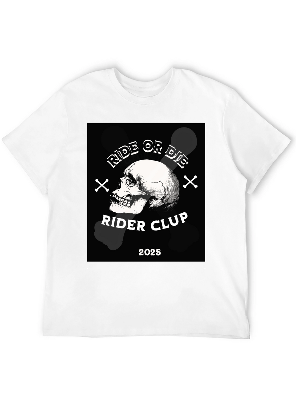 Ride or Die Skull Rider Club T-Shirt