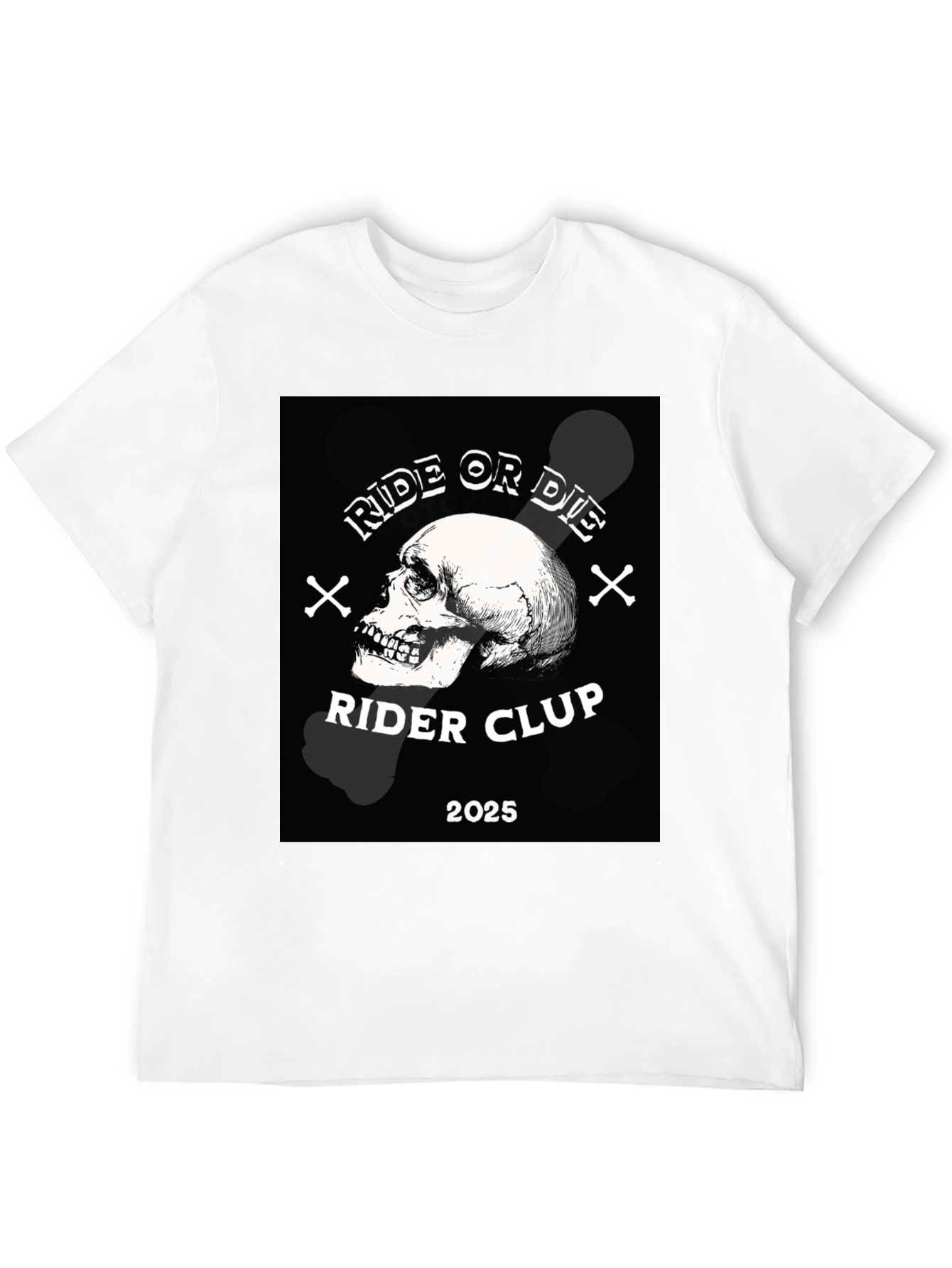 Ride or Die Skull Rider Club T-Shirt