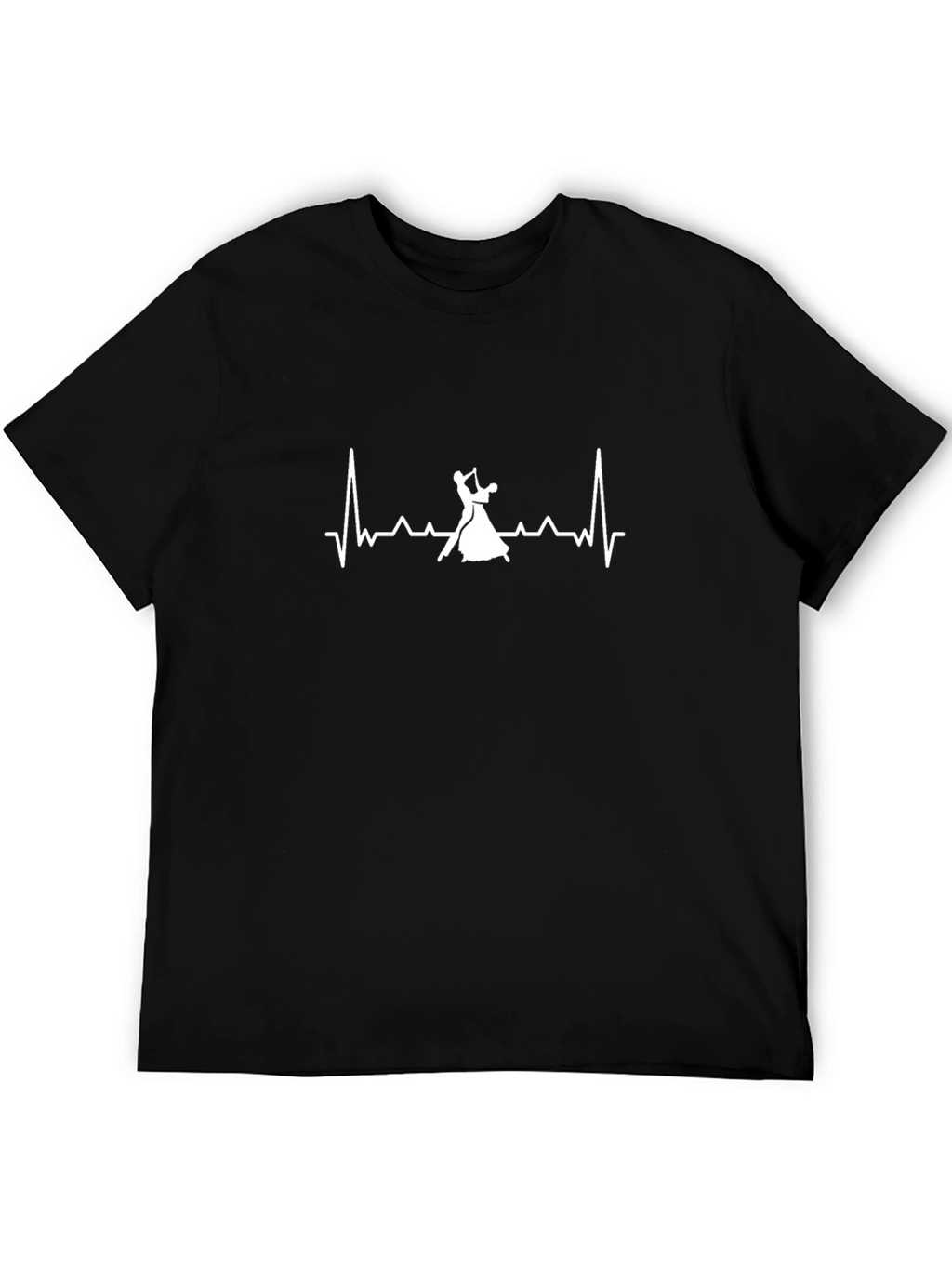 Dance Heartbeat T-Shirt - Black Cotton Tee