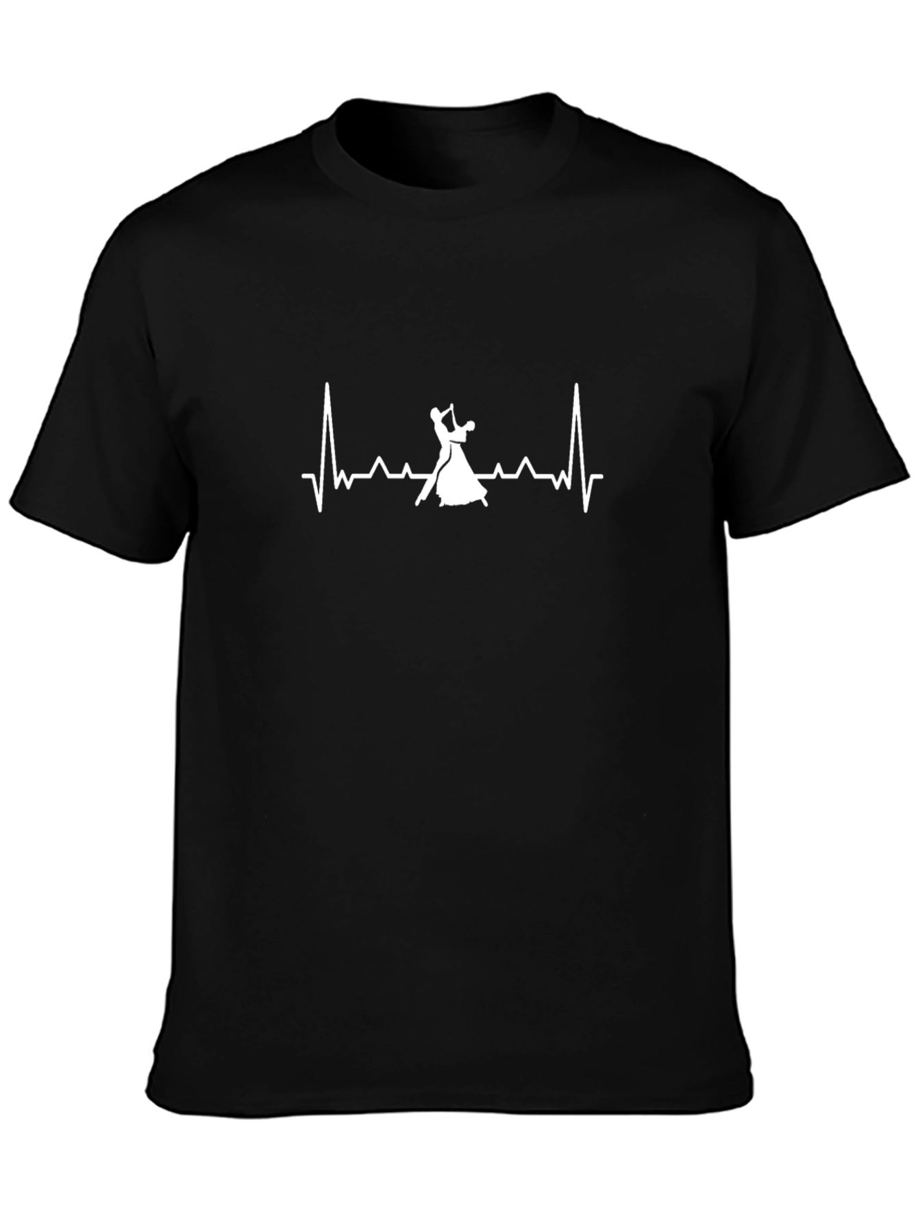 Dance Heartbeat T-Shirt - Black Cotton Tee