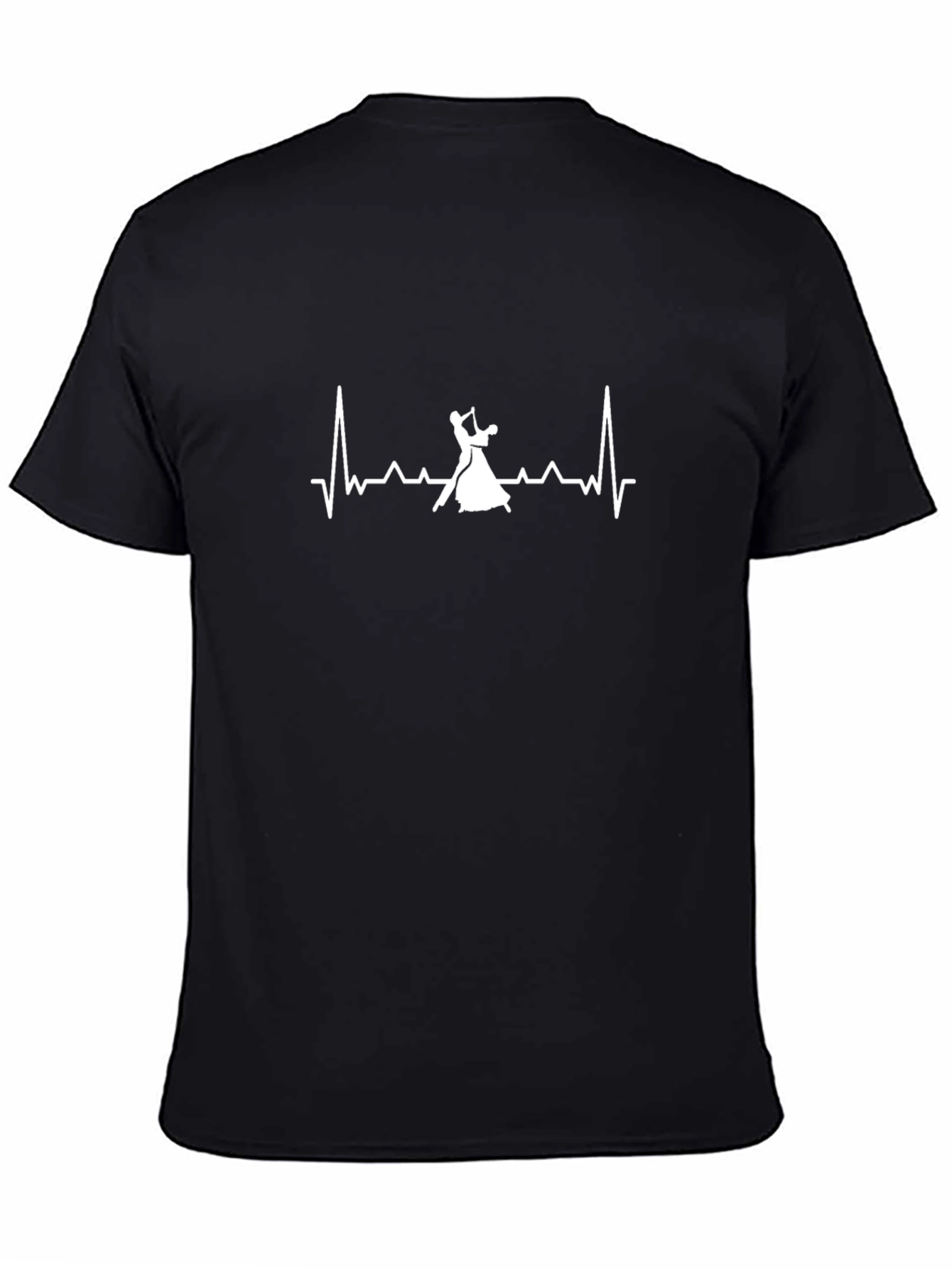 Dance Heartbeat T-Shirt - Black Cotton Tee