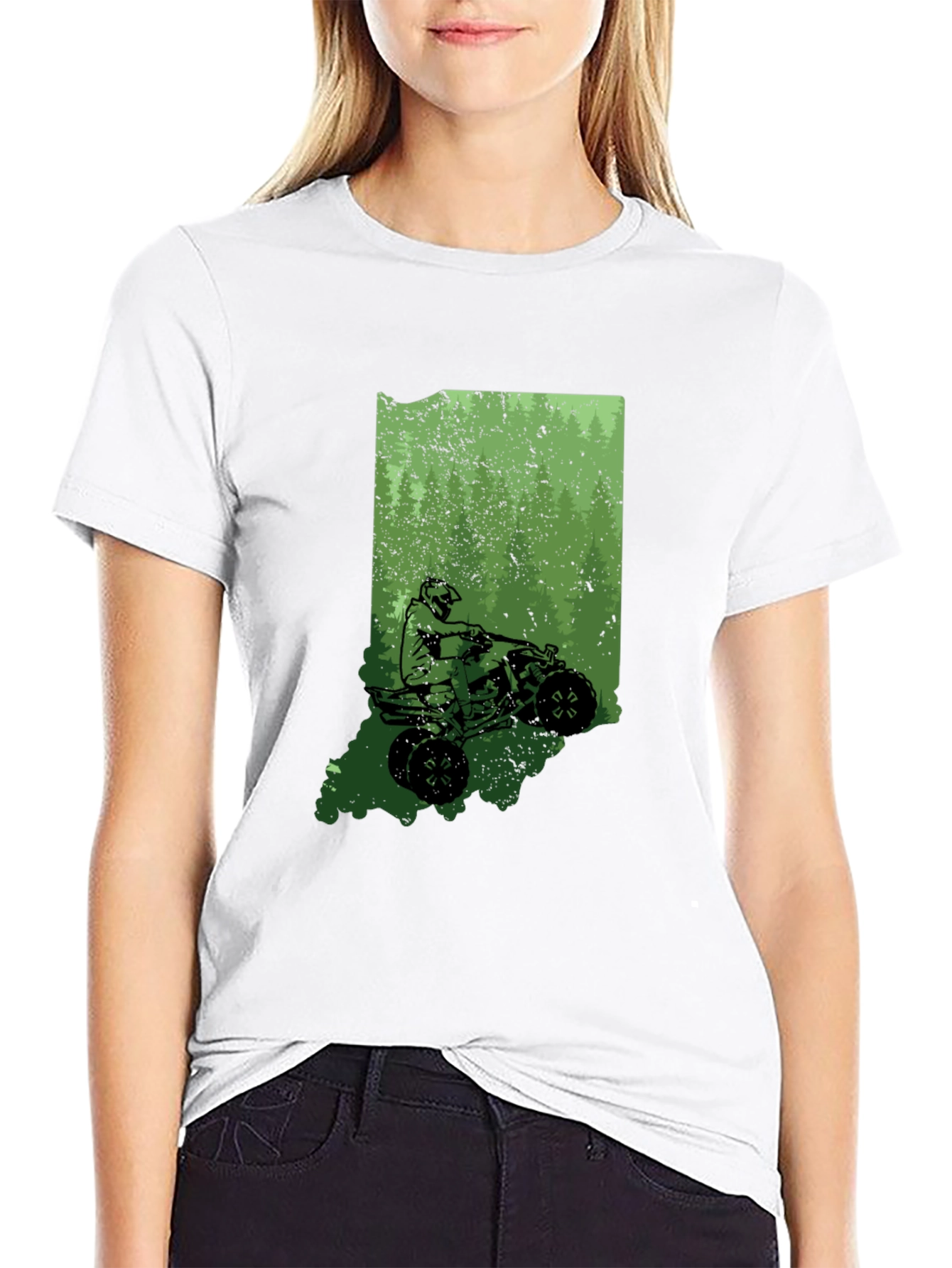 Indiana ATV Ride T-Shirt - Black