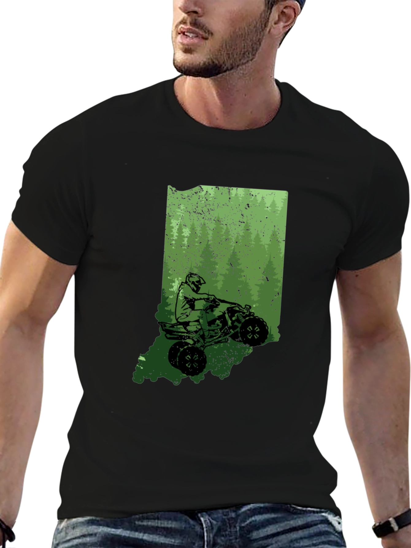 Indiana ATV Ride T-Shirt - Black