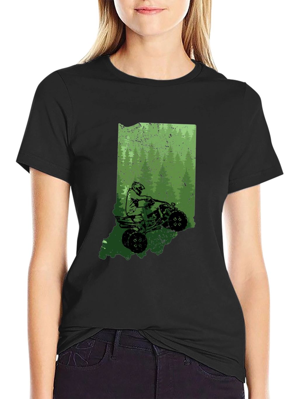Indiana ATV Ride T-Shirt - Black