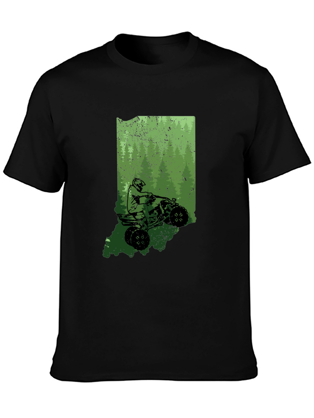Indiana ATV Ride T-Shirt - Black