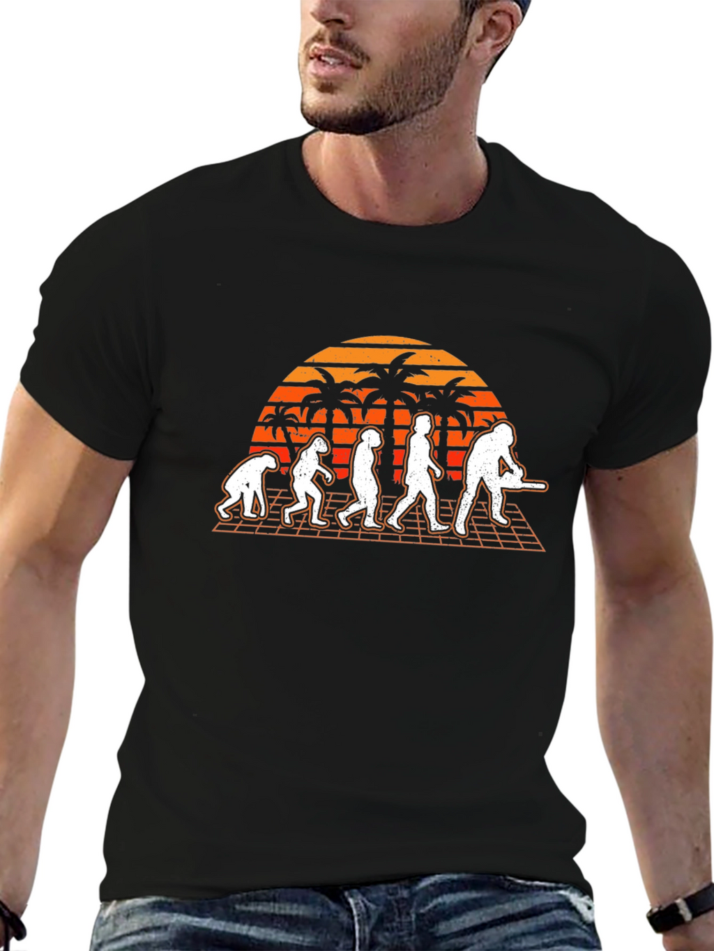 Evolution Chainsaw T-Shirt - Black