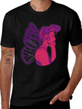 Butterfly Headphones Graphic Tee