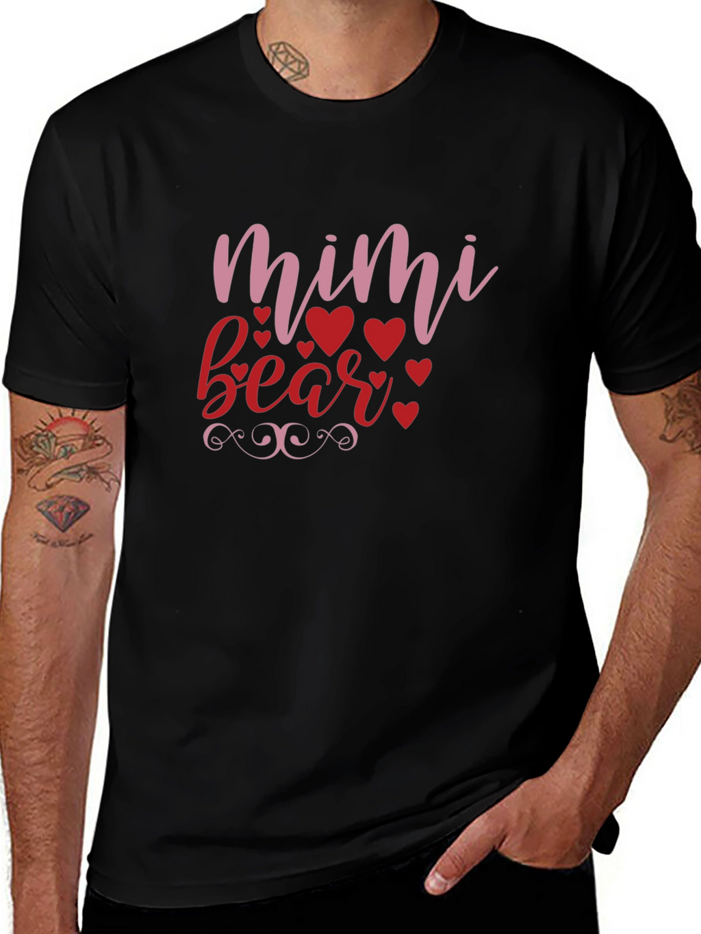 Mimi Bear Graphic T-Shirt - Valentines Day Gift
